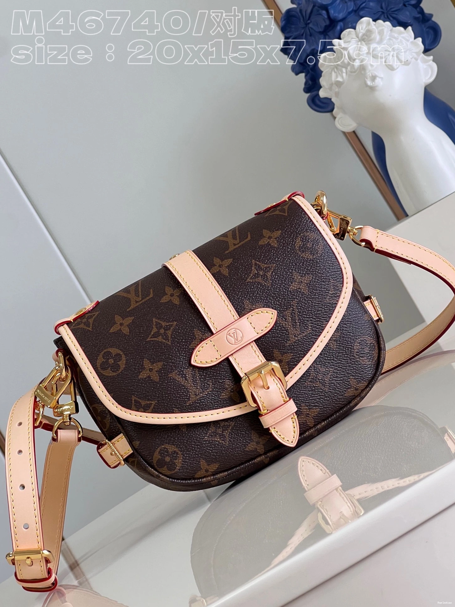 Rep ladies Saumur VUITTON LOUIS BB 0810